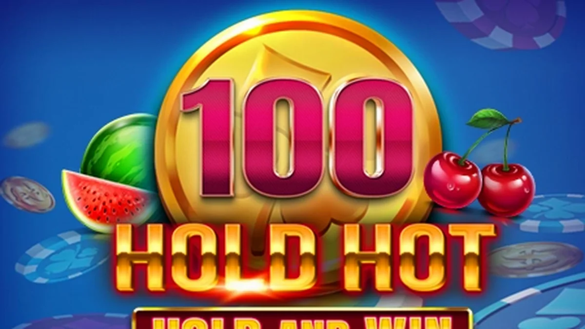 Tampilan visual slot 100 Hold Hot Hold and Win dengan tema buah klasik